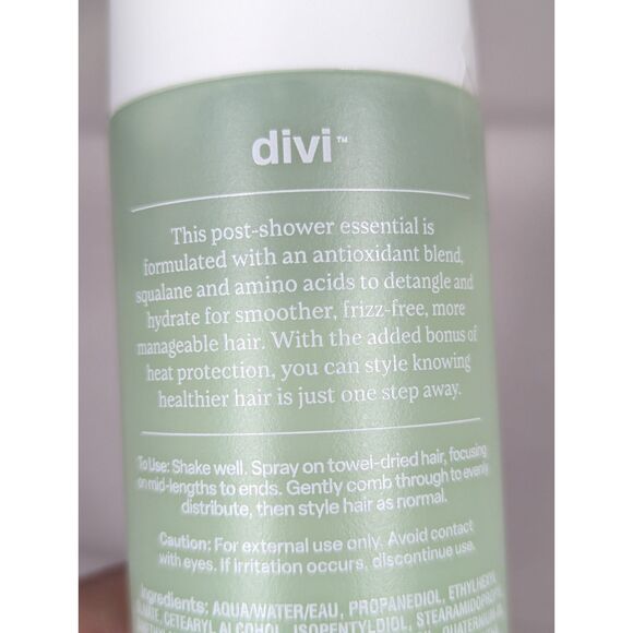 DIVI 3-in-1 Leave-In Conditioner Squalane Amino Acids Fine/Thinning Hair NEW - Picture 3 of 5